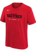 Chicago Bulls Youth Nike 2022 Playoff Participant Mantra T-Shirt - Red