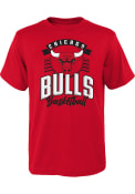 Chicago Bulls Youth Tip Off T-Shirt - Red