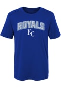 Kansas City Royals Boys Faux Stitch T-Shirt - Blue