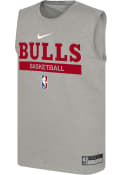 Chicago Bulls Youth Nike Nike Practice GPX Legend Tank Top - Grey