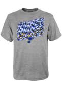 St Louis Blues Youth Venice T-Shirt - Grey