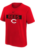 Cincinnati Reds Boys Nike Team Issue T-Shirt - Red
