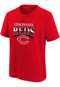 Cincinnati Reds Youth Nike Coop Rewind T-Shirt - Red