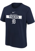Detroit Tigers Youth Nike Team Issue T-Shirt - Navy Blue