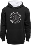 Chicago Blackhawks Youth Prime 3rd Jersey Hooded Sweatshirt - Black