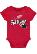 Detroit Red Wings Baby Team Goal One Piece - Red