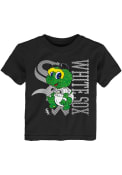 Chicago White Sox Toddler Baby Mascot 2.0 T-Shirt - Black
