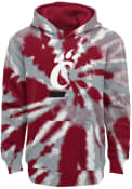 Red Youth Cincinnati Bearcats Tie Dye Primary Logo Hooded Sweatshirt