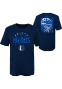 Dallas Mavericks Boys Street Ball T-Shirt - Navy Blue