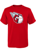 Cleveland Guardians Youth Primary Logo T-Shirt - Red