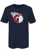 Cleveland Guardians Boys Primary Logo T-Shirt - Navy Blue