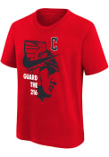 Cleveland Guardians Youth Nike Guard The 216 T-Shirt - Red