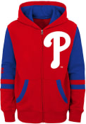 Philadelphia Phillies Baby Promise Full Zip Sweatshirt - Red