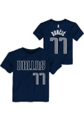 Luka Doncic Dallas Mavericks Toddler Outer Stuff Flat Replica NN T-Shirt - Navy Blue