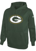 Green Bay Packers Stadium Logo Hood - Green