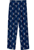 Dallas Mavericks Boys All Over Printed Sleep Pants - Navy Blue