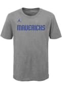 Dallas Mavericks Youth Statememt T-Shirt - Grey