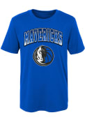 Dallas Mavericks Youth Fade Arc T-Shirt - Blue