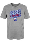 Philadelphia 76ers Boys Venice T-Shirt - Grey