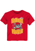 Kansas City Chiefs Toddler Future Ball T-Shirt - Red