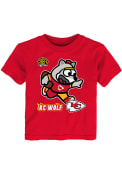 Kansas City Chiefs Toddler Mascot Sizzle T-Shirt - Red