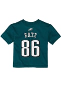Zach Ertz Philadelphia Eagles Infant Outer Stuff Ertz Mainliner NN T-Shirt - Midnight Green