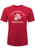 Nebraska Cornhuskers Youth Vault Vintage T-Shirt - Red