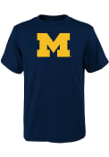 Michigan Wolverines Youth Primary Logo T-Shirt - Navy Blue