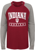 Indiana Hoosiers Youth Classic Raglan T-Shirt - Cardinal