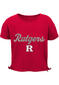 Rutgers Scarlet Knights Girls Love T-Shirt - Red