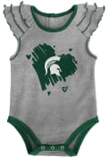 Michigan State Spartans Baby Touch Down One Piece - Green