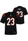 Daxton Hill Cincinnati Bengals Youth Nike Home Game Football Jersey - Black