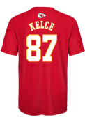 Travis Kelce Kansas City Chiefs Youth Mainliner NN Perf T-Shirt - Red