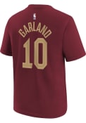 Darius Garland Cleveland Cavaliers Youth Icon NN T-Shirt - Maroon