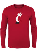 Cincinnati Bearcats Boys Red Primary Logo T-Shirt