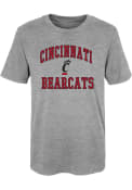 Grey Boys Cincinnati Bearcats # 1 Design T-Shirt