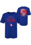 Philadelphia 76ers Boys Street Ball T-Shirt - Blue
