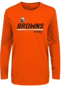 Brownie Cleveland Browns Youth Outer Stuff Engage T-Shirt - Orange