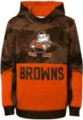Brownie Cleveland Browns Youth Outer Stuff Covert Hood - Brown