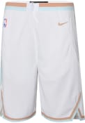 Cleveland Cavaliers Youth Nike City Edition Swingman Shorts - White
