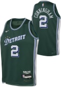 Cade Cunningham Detroit Pistons Youth Nike City Edition Swingman Basketball Jersey - Green