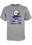 Jonathan Taylor Indianapolis Colts Youth Pixel Player T-Shirt - Grey