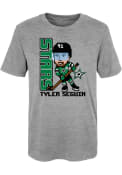 Tyler Seguin Dallas Stars Boys Outer Stuff Pixel Player T-Shirt - Grey