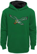 Philadelphia Eagles Youth Prime Hooded Sweatshirt - Kelly Green