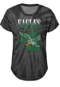 Philadelphia Eagles Girls In The Band Tie-Dye Fashion T-Shirt - Black