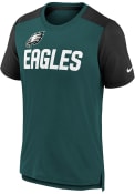 Philadelphia Eagles Youth Nike Colorblock Team Name Fashion T-Shirt - Green