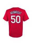 Adam Wainwright St Louis Cardinals Youth Player T-Shirt - Red