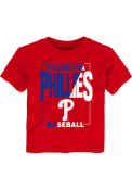 Philadelphia Phillies Toddler Coin Toss T-Shirt - Red
