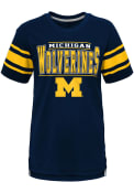 Michigan Wolverines Youth Huddle Up Fashion T-Shirt - Navy Blue
