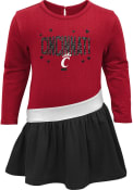 Cincinnati Bearcats Toddler Red Heart To Heart Dress